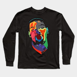 Kevin D Colorful Art Long Sleeve T-Shirt